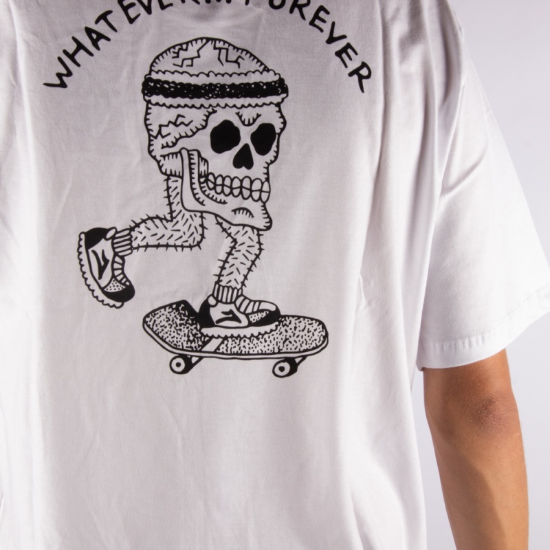 Camiseta Lakai Skull Branco